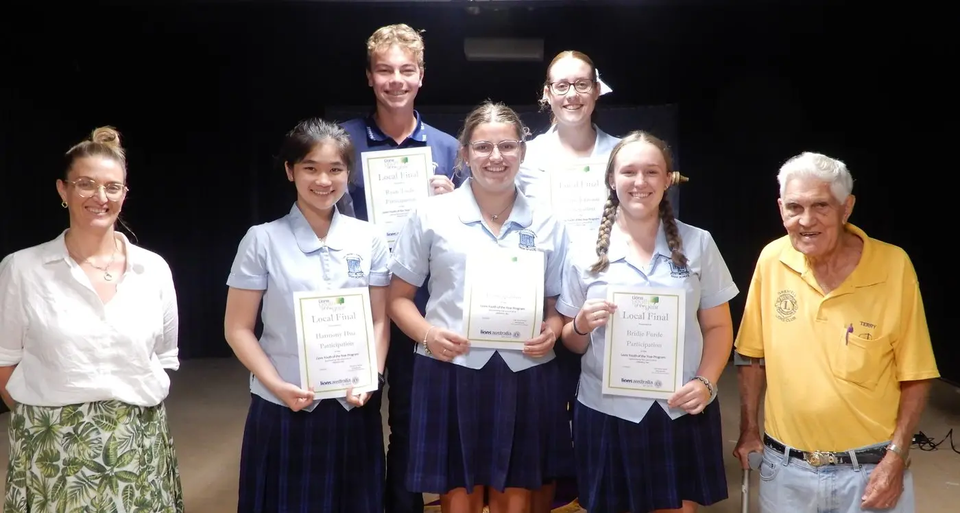 Grenfell Lions Club host Youth of the Year competition