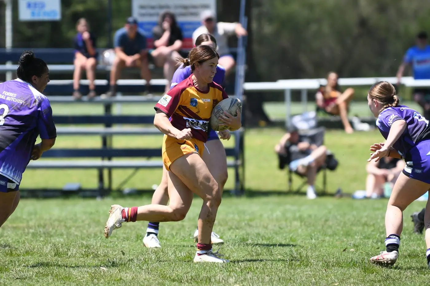 Jamie Lee Amos runs down the field. PHOTO: File