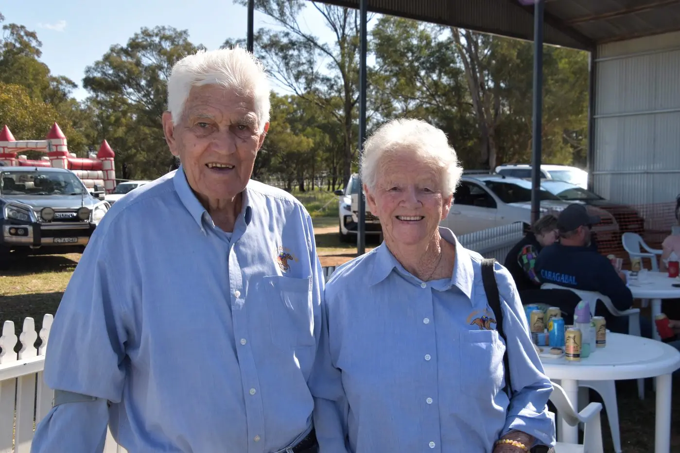 Terry and Deidre Carroll, of the Grenfell Jockey Club were happy for another successful event. PHOTO by Jenny Kingham