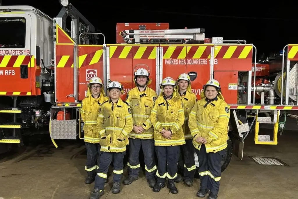 Members of the Mid Lachlan Valley District will be among more than 200 volunteer firefighters competing in the NSW Rural Fire Service State Championships. Image from Facebook.