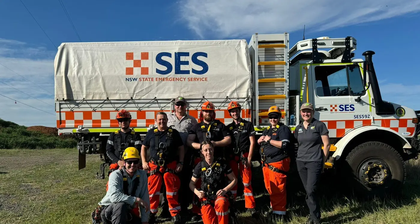 SES enhances skills with vertical rescue training