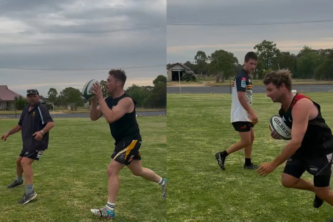 Many Rugby Union players are getting extra fitness training in through the touch competition. PHOTOS: Supplied