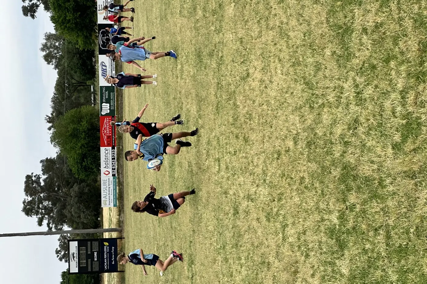 Grenfell\\'s rugby players have been honing their rugby skills across the Junior Rugby touch competition. PHOTO: Supplied