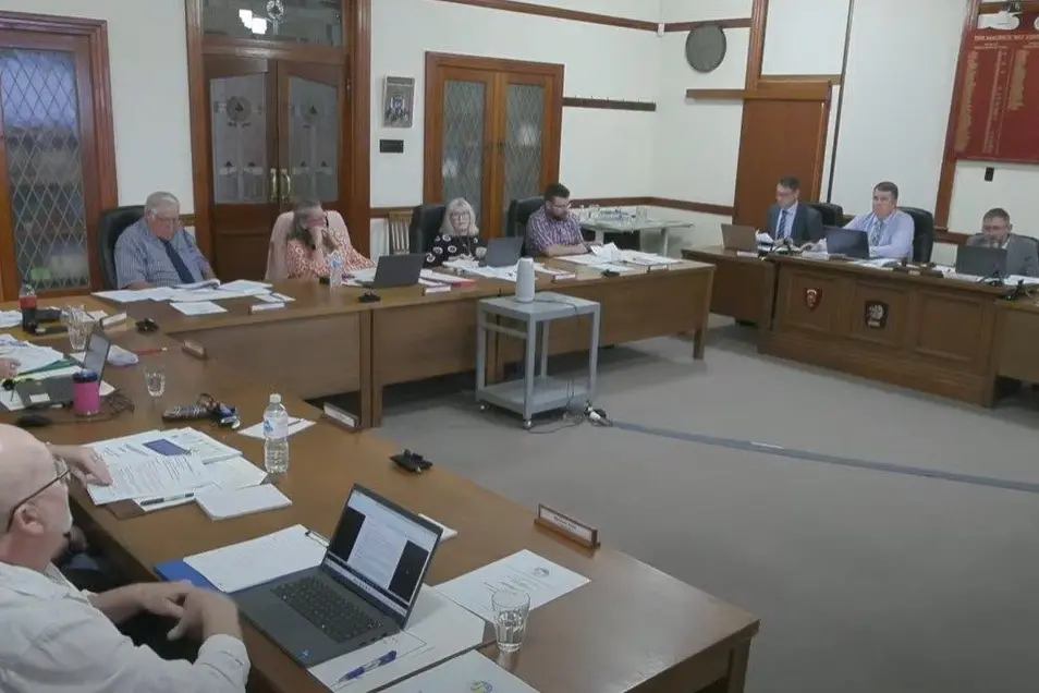 Weddin Shire Council have voted to support the annual Christmas Display Competitions. PHOTO: Weddin Shire COuncil meeting