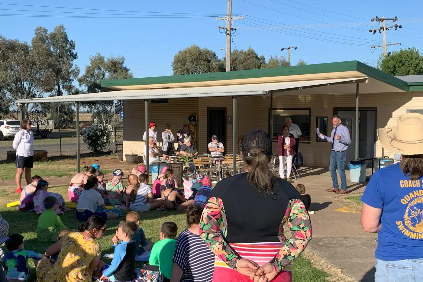Residents of Quandialla have welcomed the upgraded amenities of the swimming pool. PHOTO: Supplied
