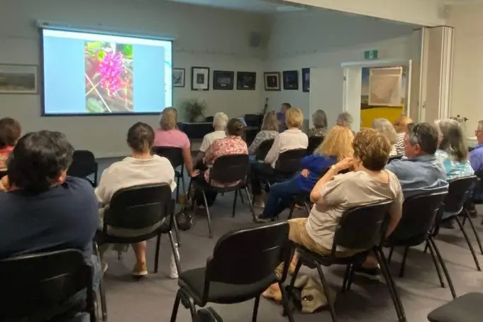 The Weddin Community Native Nursery hosted an evening with Peter Olde OAM at the Grenfell Hub. PHOTO: Supplied