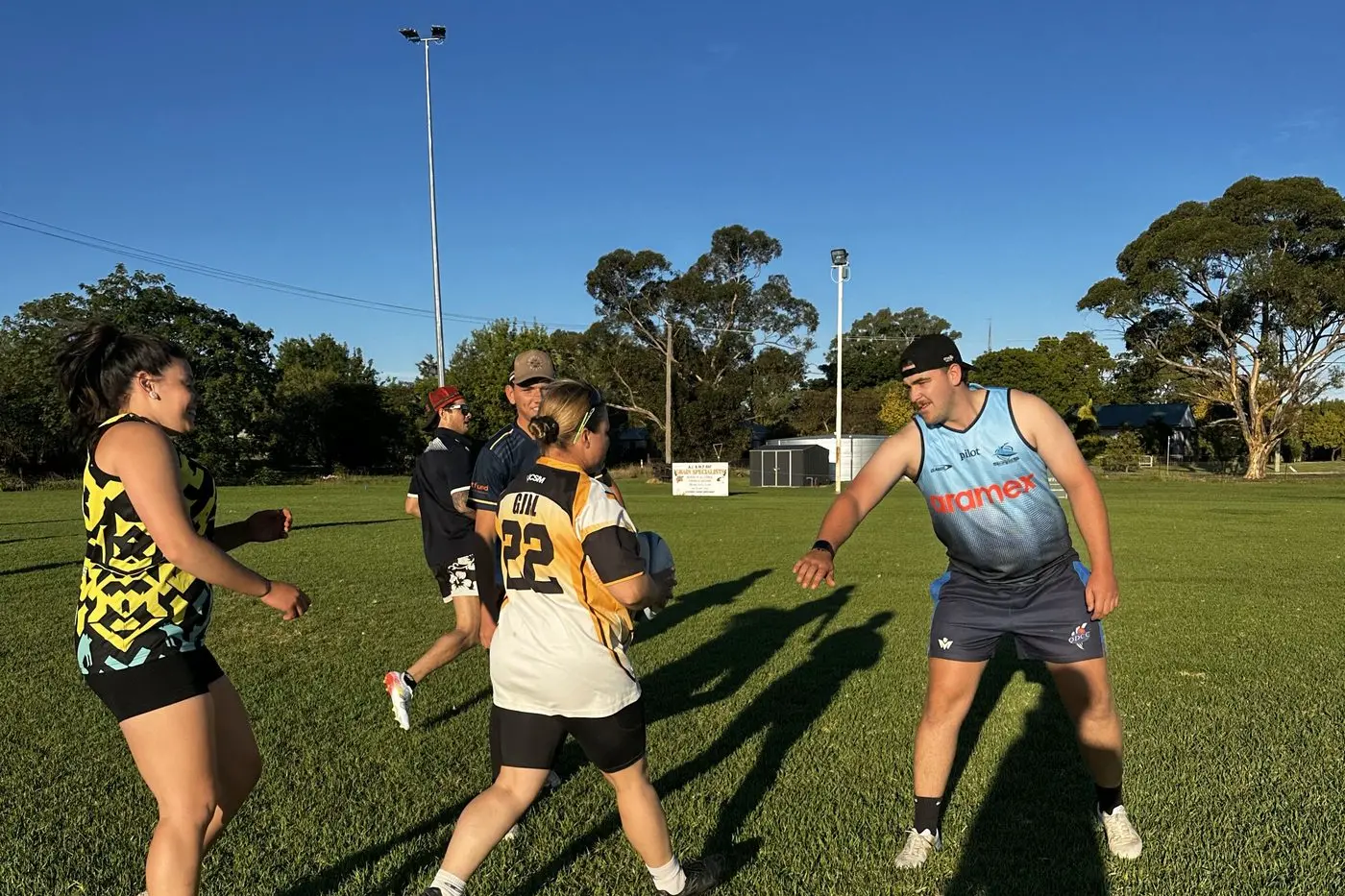 The Rugby Union touch competition has been strongly contested. PHOTOS: Supplied