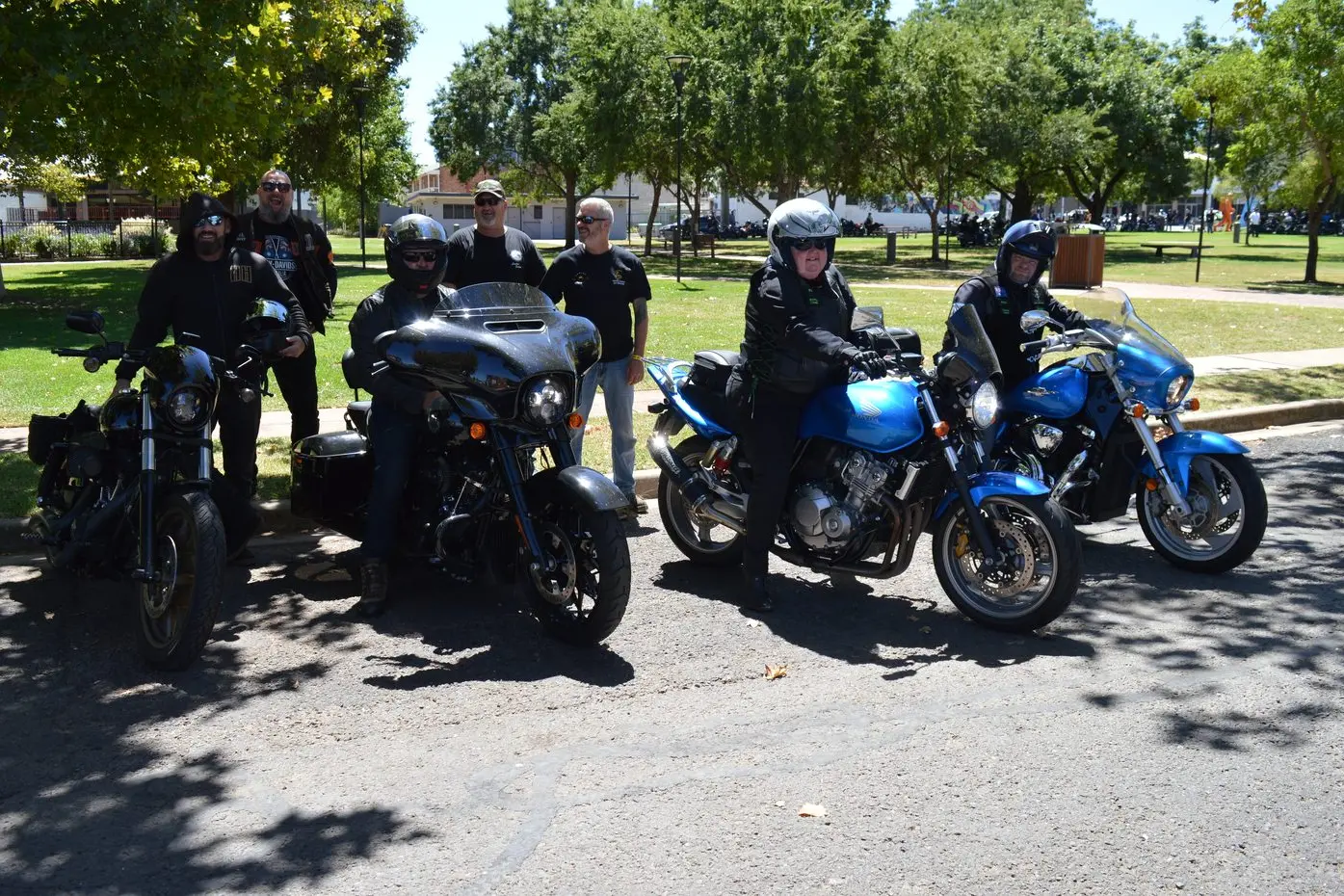 Mates, fundraising and supporting communities is what these riders said keeps bringing them back year after year.  PHOTOS: Christine Little