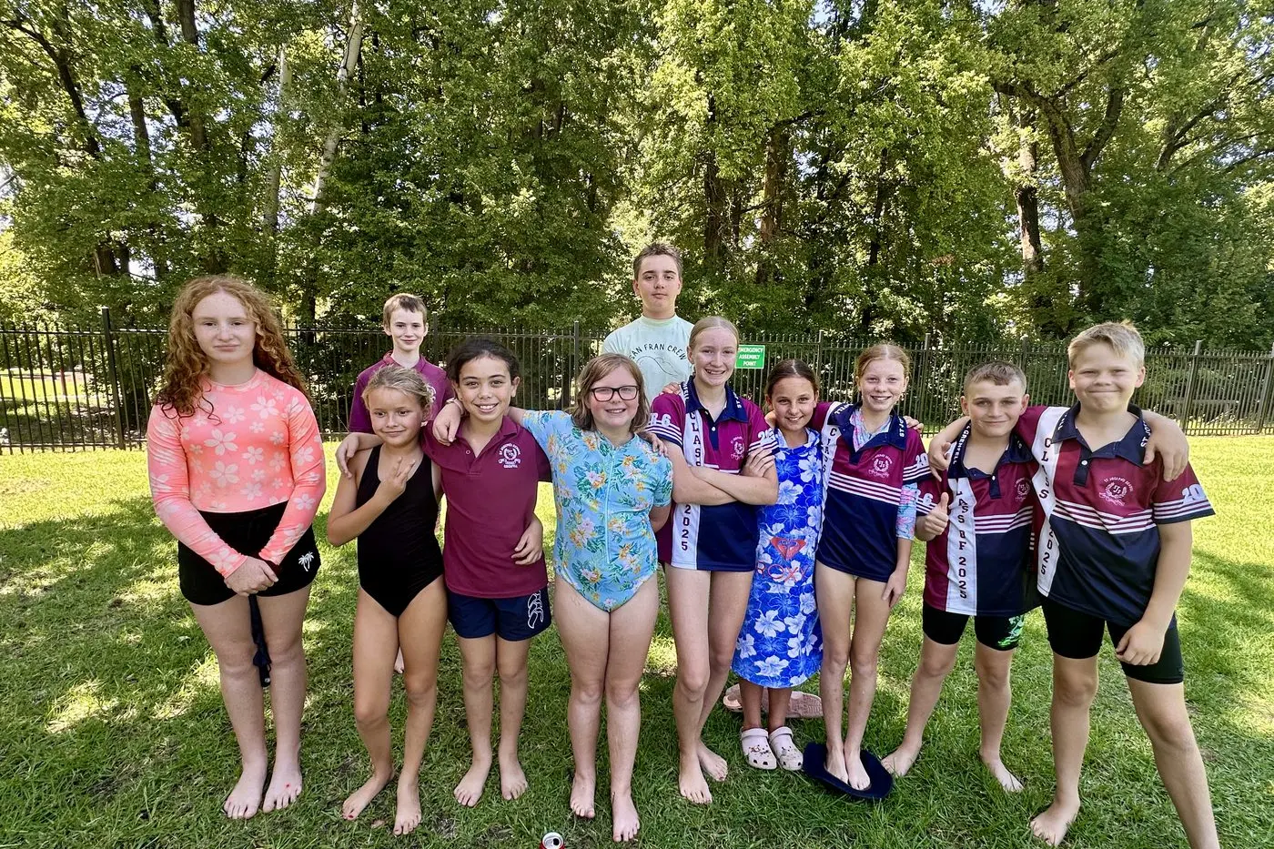 Felicity, Trinity, Jack, Claudia, Isabelle, Callum, Arabella, Adelaide, Emily, Charlie, and Jed travelled to Tumut to compete in the Western Region Swimming Carnival.
