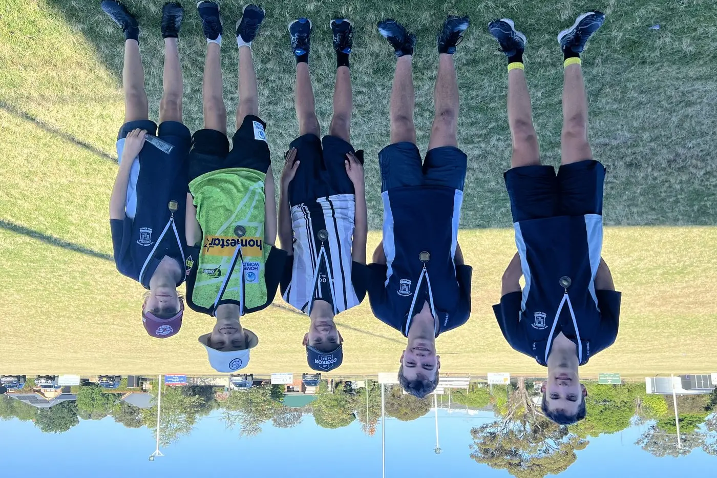 The Toole Boxes team won the high school rugby union touch competition. PHOTO: Supplied