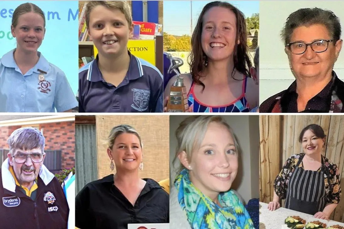 Award nominees Camilla Metcalfe, Henry Power, Xanthe Johnson, Mary Corkeron, Peter Butcher, Grace Apps, Amber Atkins and Karen Stuttle.