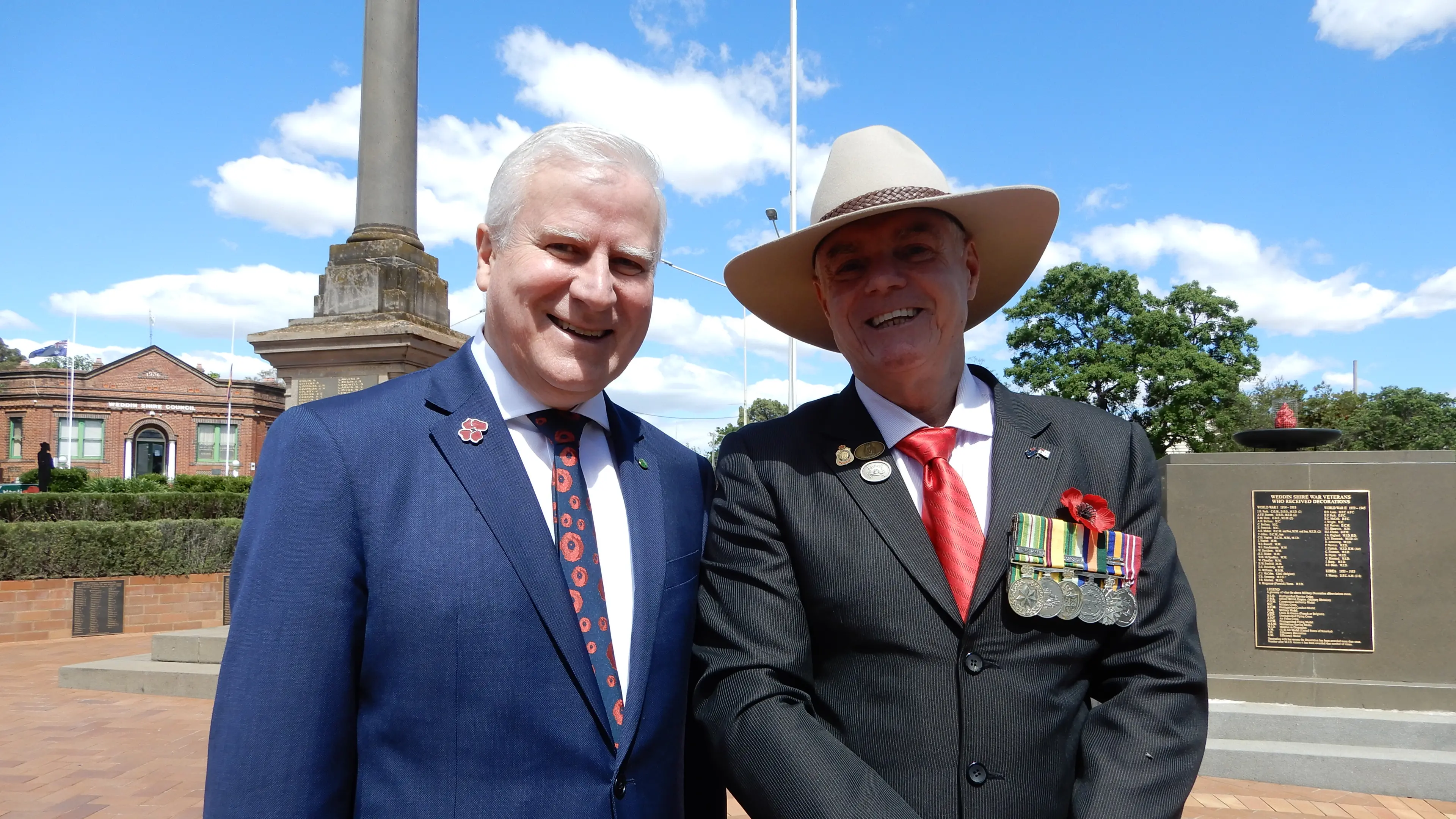 Weddin pauses to remember