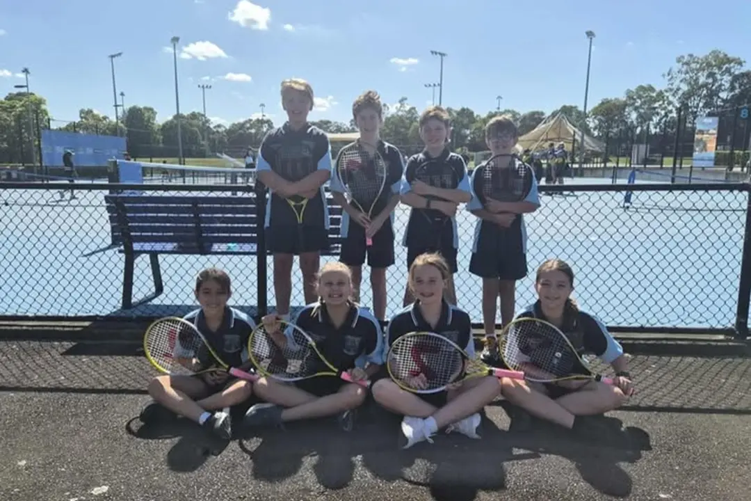 <p>The Stage 2 team (back) Clarence, Harry, Logan, Flynn. (Front) Ella, Bronte, Adelaide, Mae. PHOTO: Supplied</p>\\n