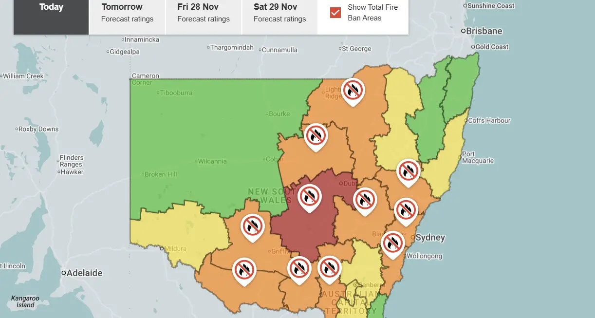 Country schools closed as fire danger rated catastrophic