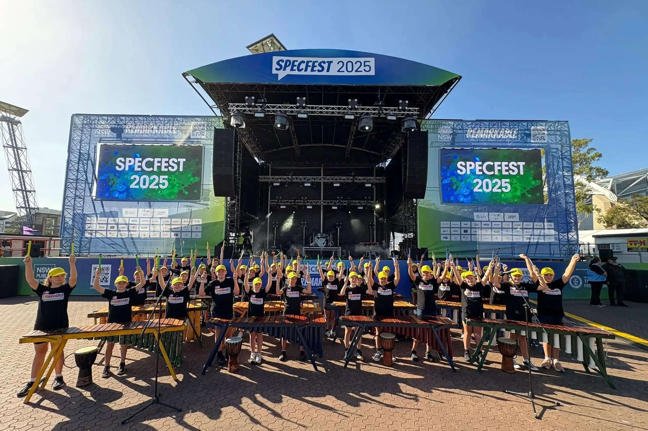 <p>The Central West Marimba Ensemble captivated audiences at SpecFest, held at Sydney Olympic Park\\u2019s Qudos Arena. PHOTO: Supplied</p>\\n
