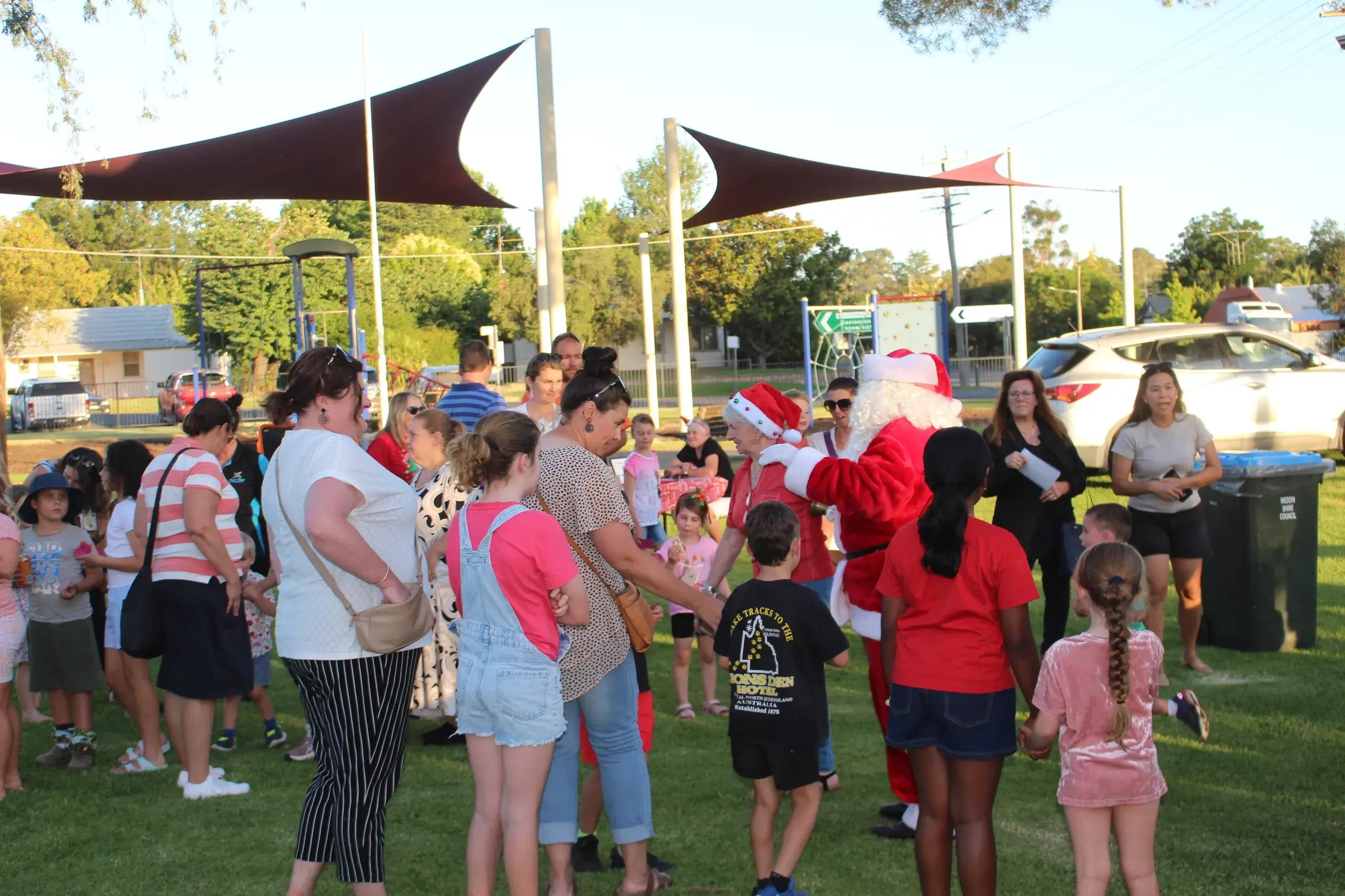 <p>Santa will arrive at the Lions Christmas Carnival on the big red fire engine. PHOTO: File</p>\\n