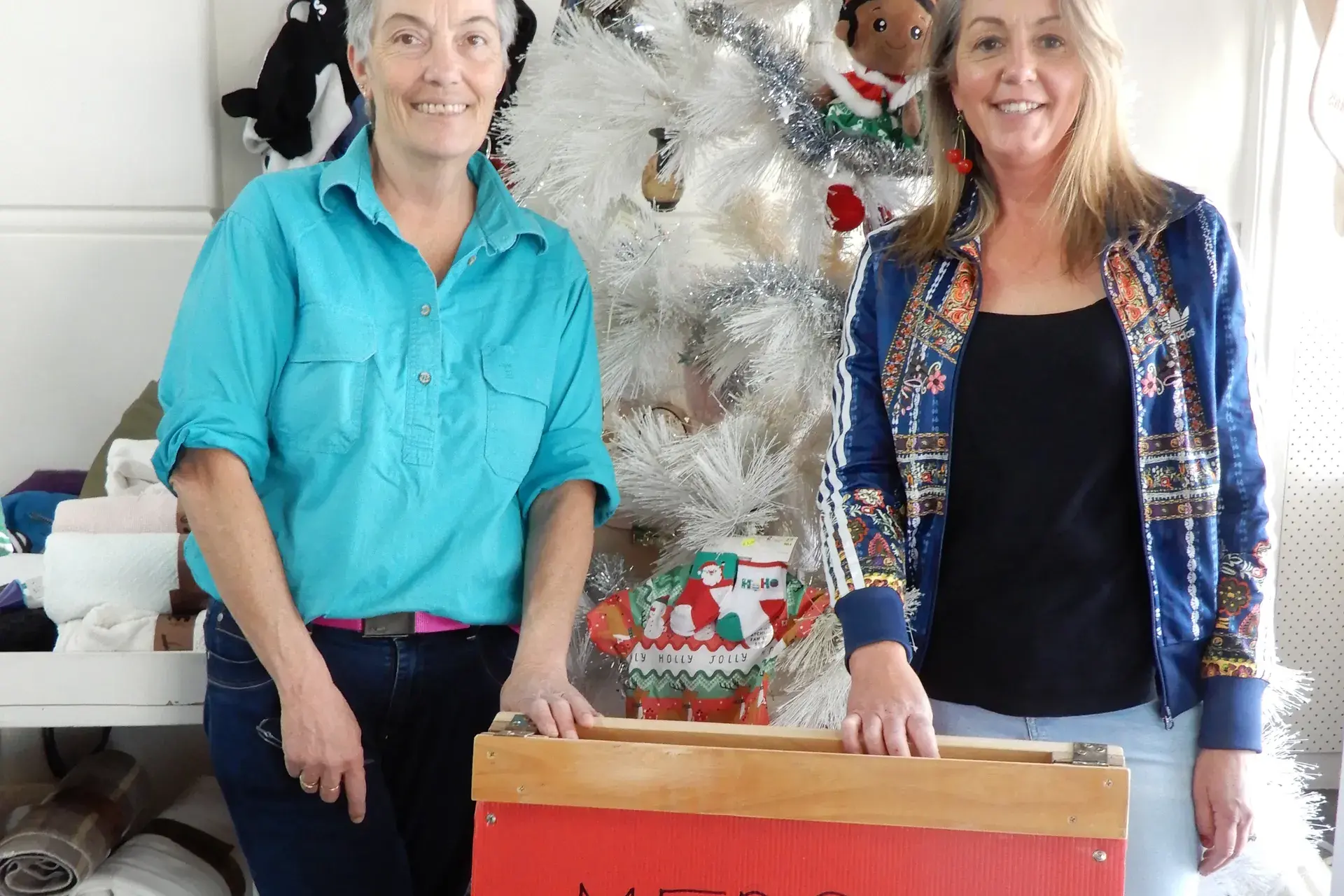 <p>Ruth Kirk and Cailin Piper are helping to run the Salvation Army Family Shop\\'s Thriftmas.</p>\\n