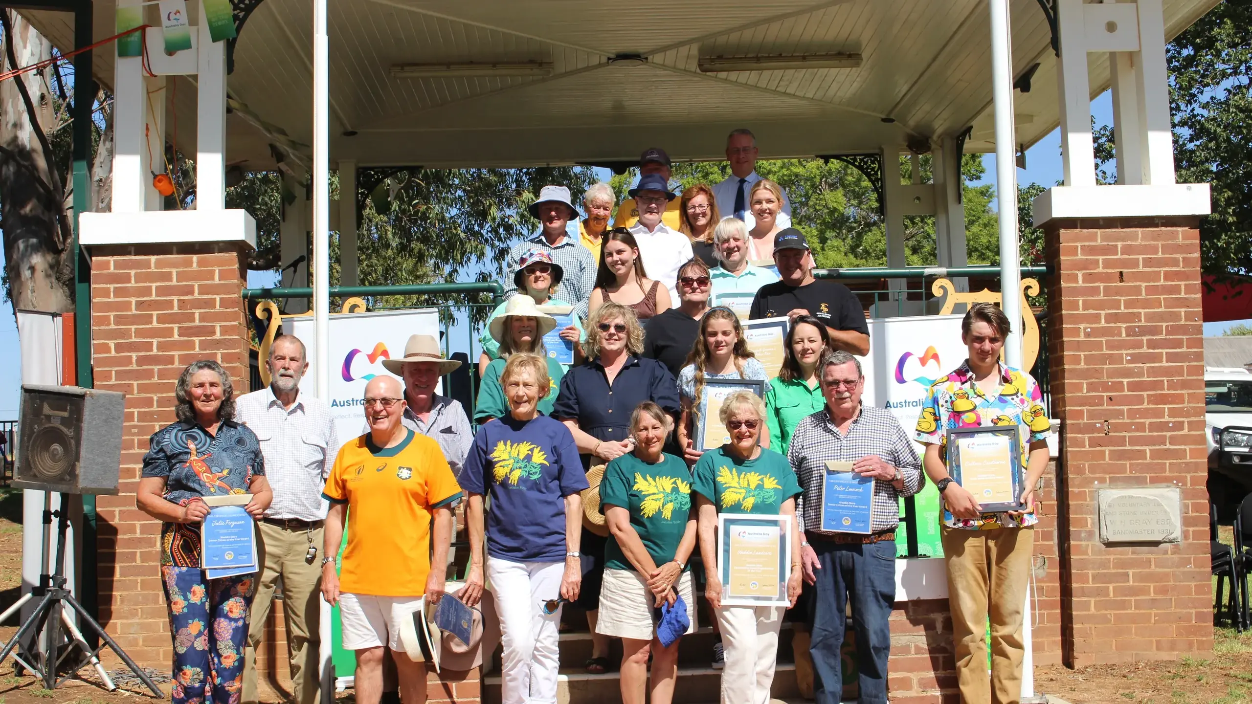 Contributions to community celebrated on Australia Day