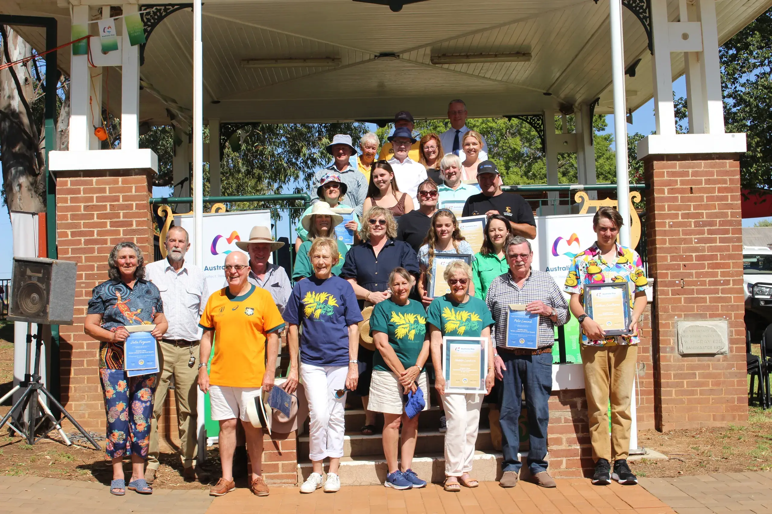 Contributions to community celebrated on Australia Day