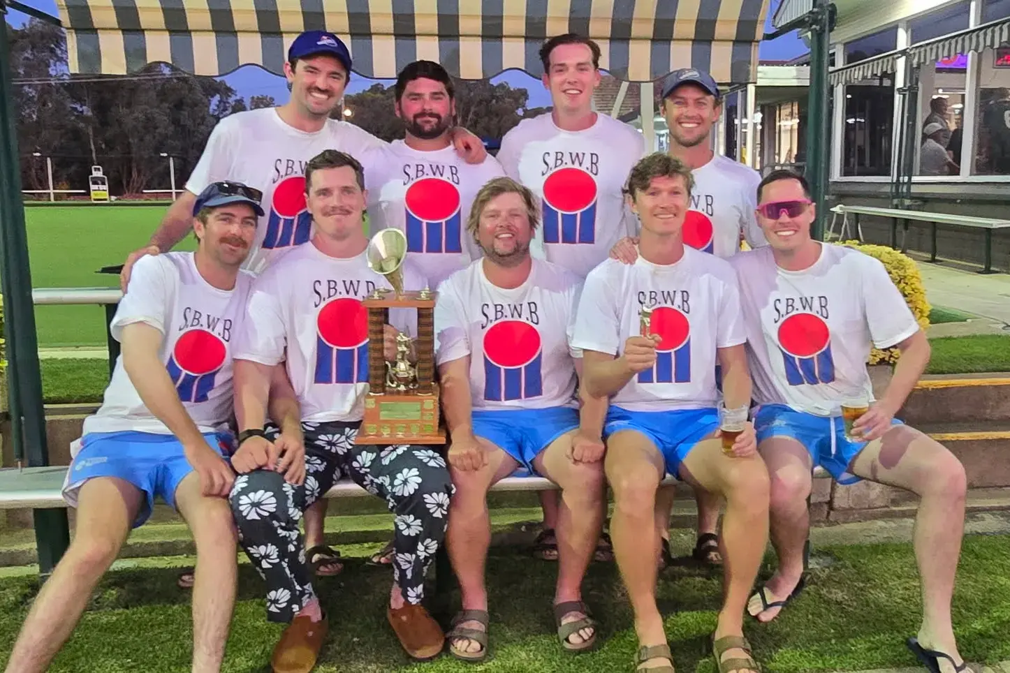 A huge day of cricket with mates