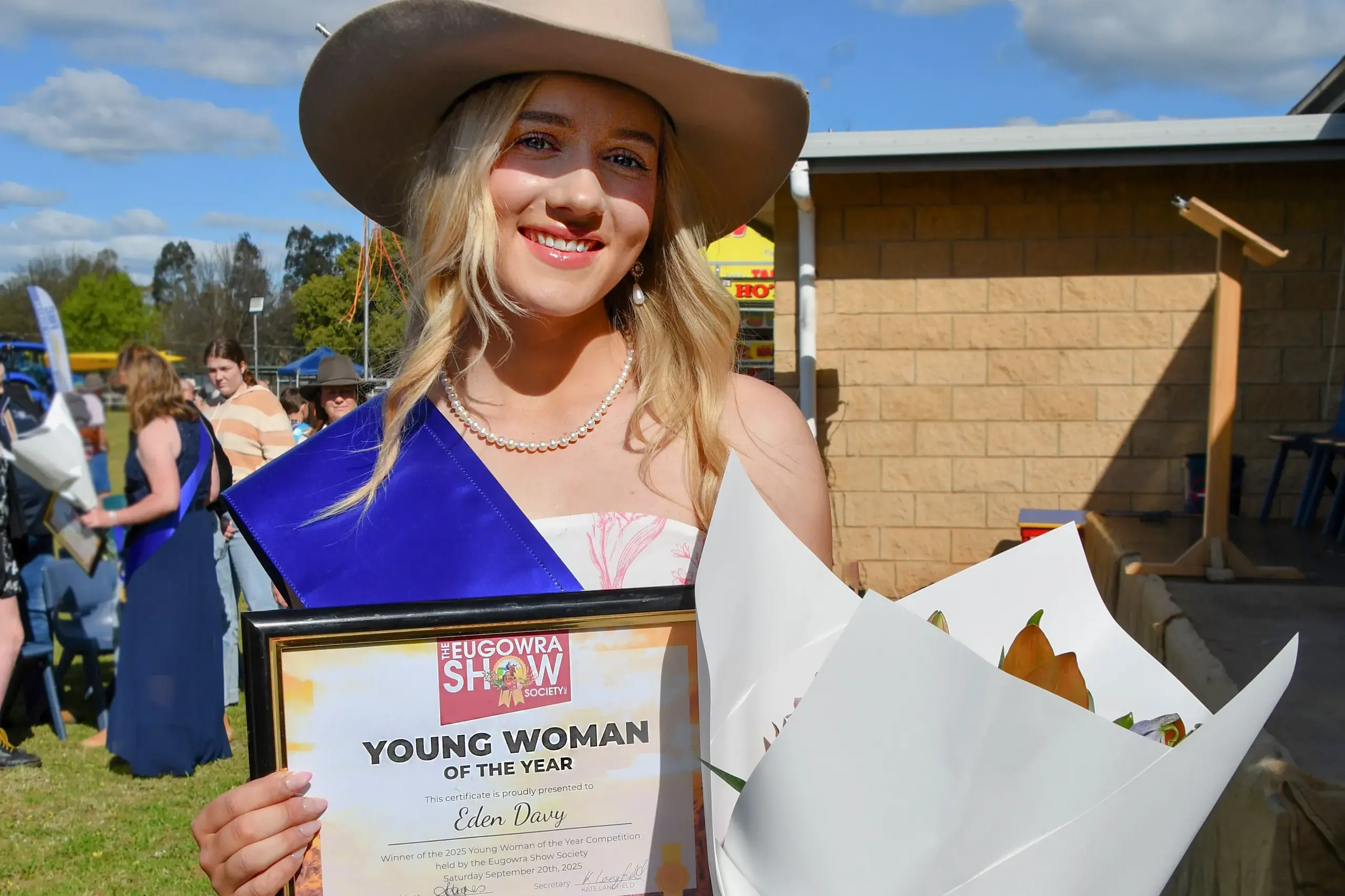<p>Eden Davey will represent Eugowra when the show society hosts zone judging later this month.</p>\\n