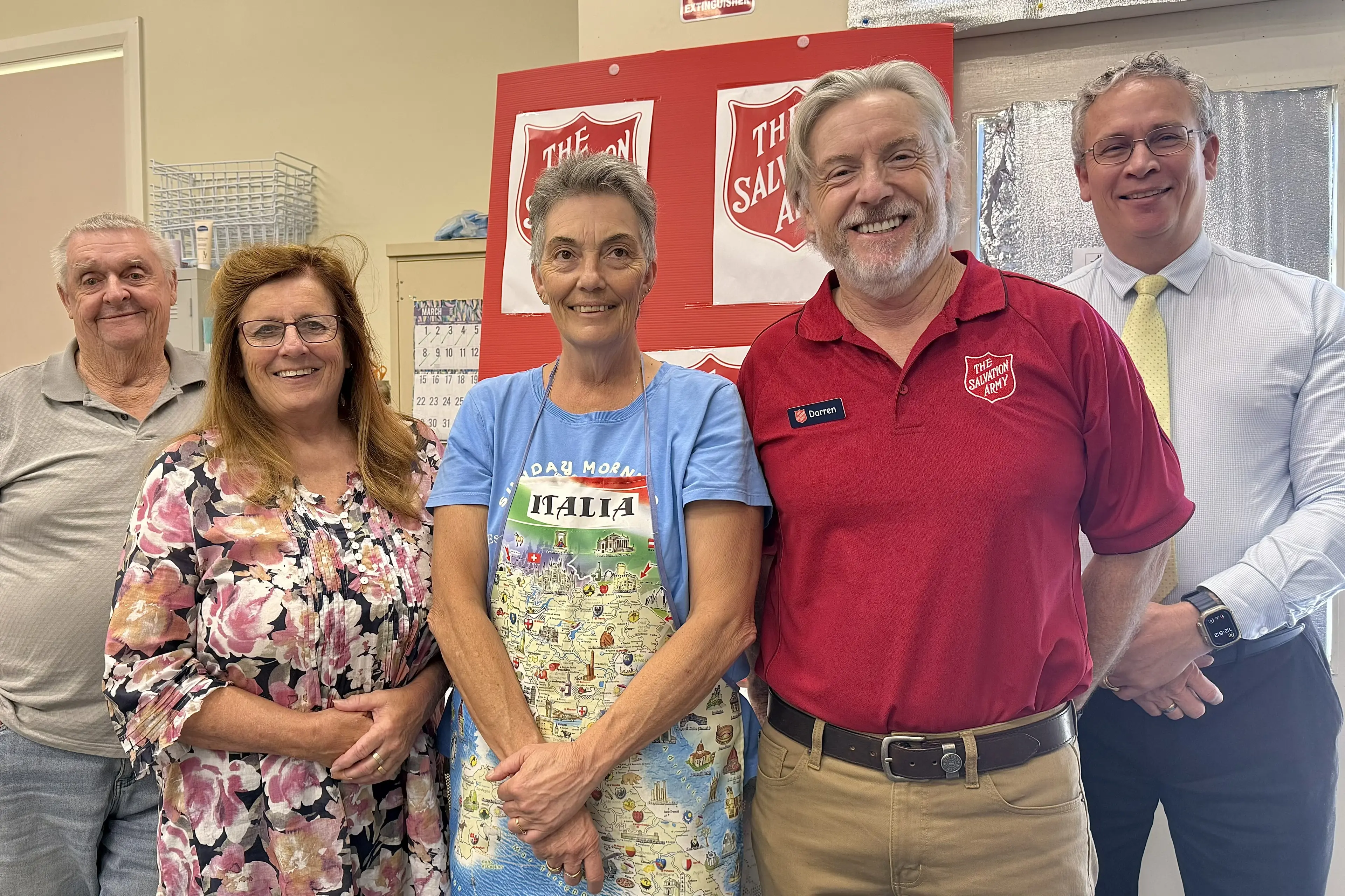 <p>Roy Nash, Colleen Gorman, Ruth Kirk,\\u00A0Darren Elsley and Matthew Sykes.</p>\\n