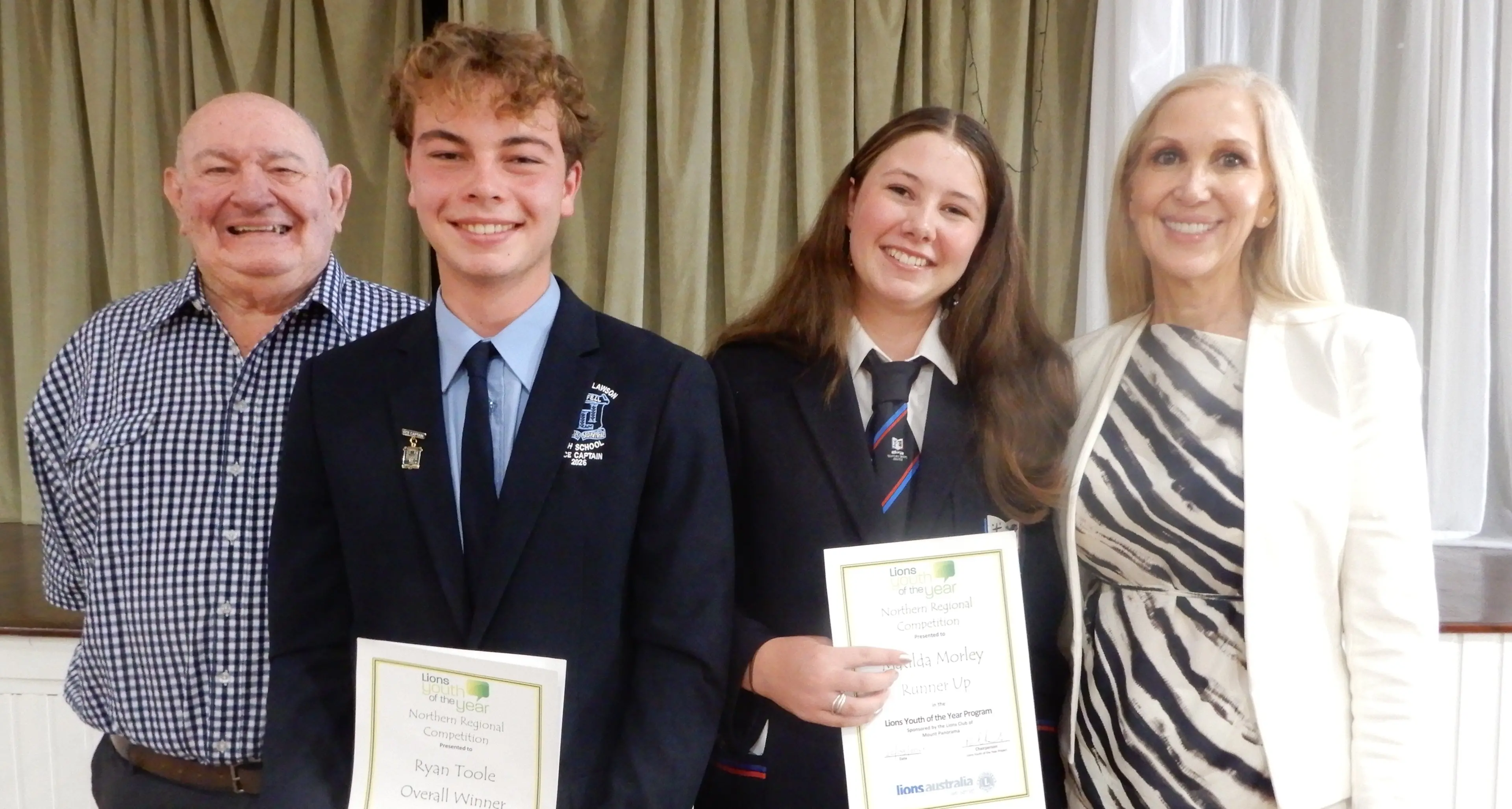 Students form Weddin amaze Lions