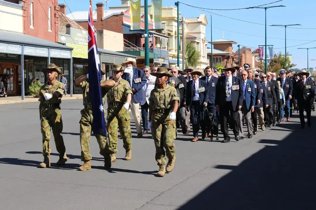 <p>The Grenfell ANZAC Day march will assemble at 10.30am and will proceed at 10.45am.  PHOTO: Brendan McCool</p>\\n