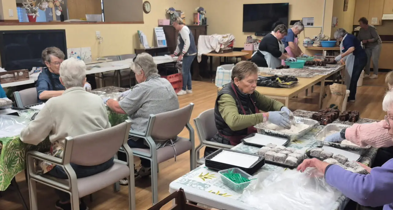 Auxiliary's famous lamingtons back for another year
