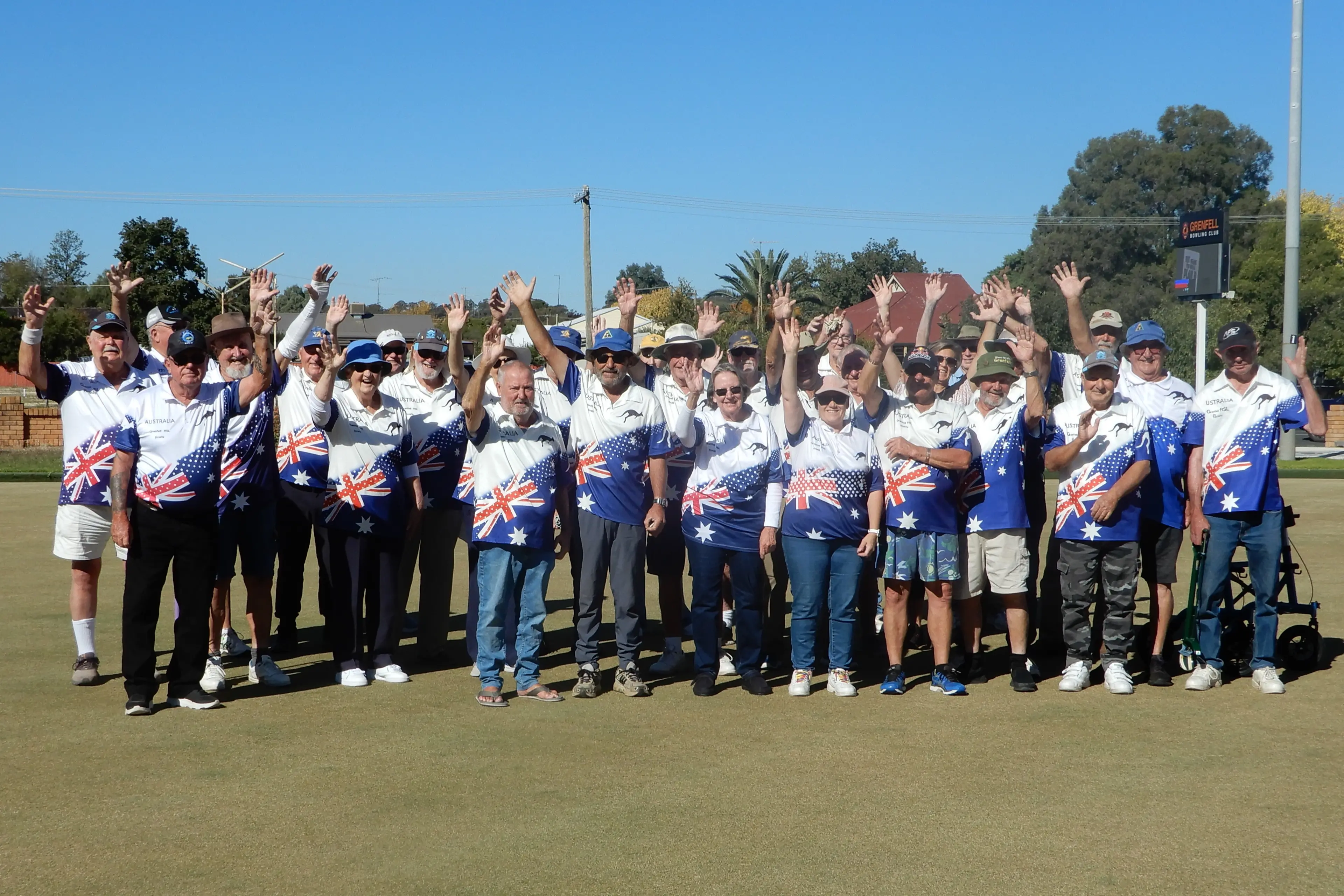 <p>RSL members and local bowlers celebrating their 1st anniversary of social bowls. PHOTOS: Deidre Carroll</p>\\n