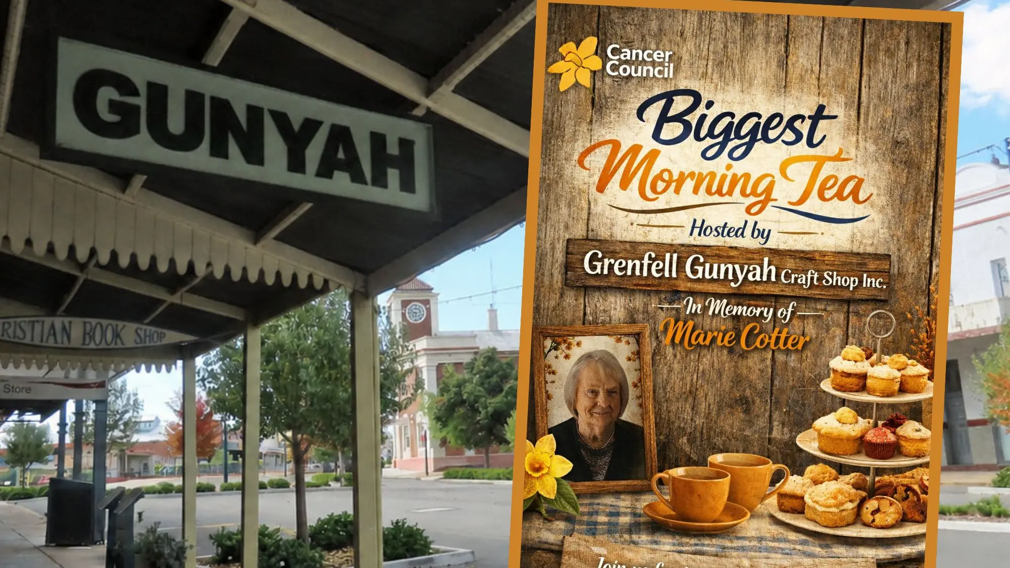Morning tea for a cause close to everyone in honour of Marie Cotter