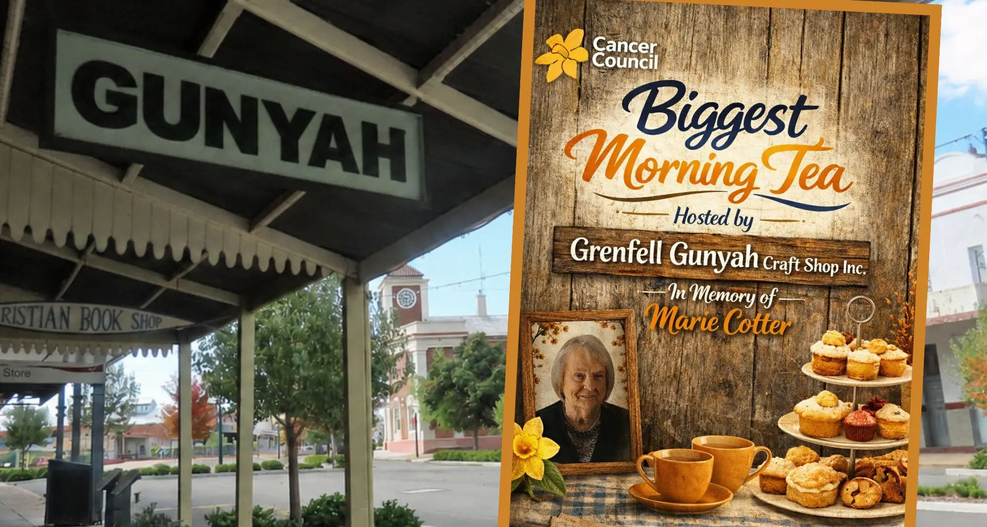 Morning tea for a cause close to everyone in honour of Marie Cotter