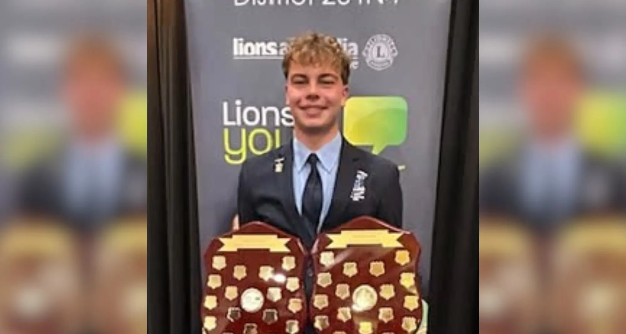 Ryan our Lions Youth of the Year State winner