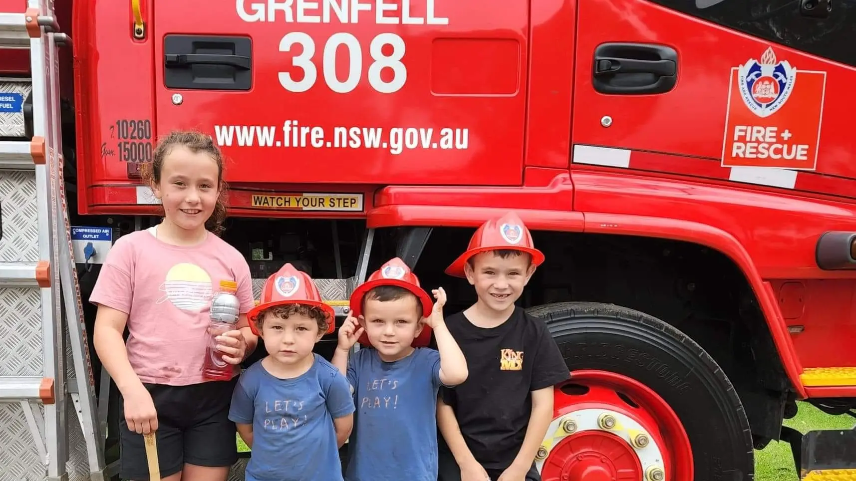 See the Grenfell Fire Station Crew at Lawson Oval Saturday