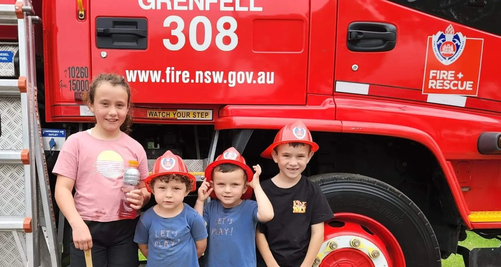 See the Grenfell Fire Station Crew at Lawson Oval Saturday
