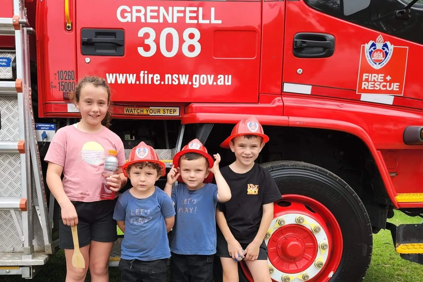 <p>Come and see our local firefighters at Lawson Oval on Saturday. PHOTO: Fire and Rescue NSW Station 308 Grenfell </p>\\n