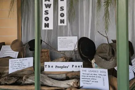 <p>The Christian Bookshop\\'s winning Henry Lawson Festival of the Arts window display. </p>\\n