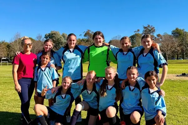 <p>The Grenfell Public School girls soccer team secured a remarkable 13\\u20130 win over Cowra. Back: Mrs White, Marlie, Georgie, Abbey, Faith, Hilary and Lily. Front: Bronte, Payten, Adelaide, Mae and Ella. </p>\\n