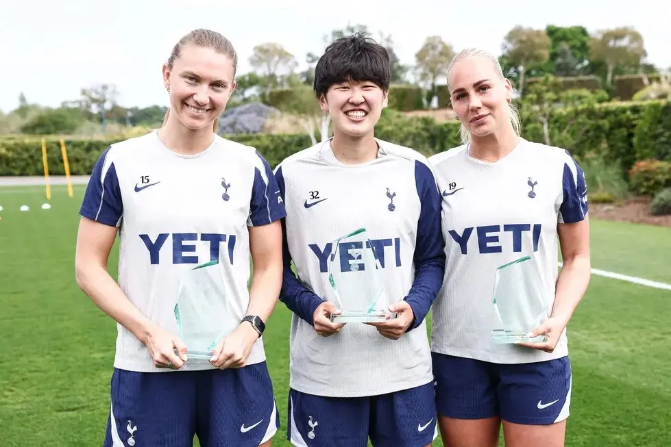 <p>Clare Hunt, Toko Koga and Cathinka Tandberg were recognised by Tottenham Hotspur\\'s fans and members during their end of season awards. PHOTOS: Tottenham Hotspurs</p>\\n