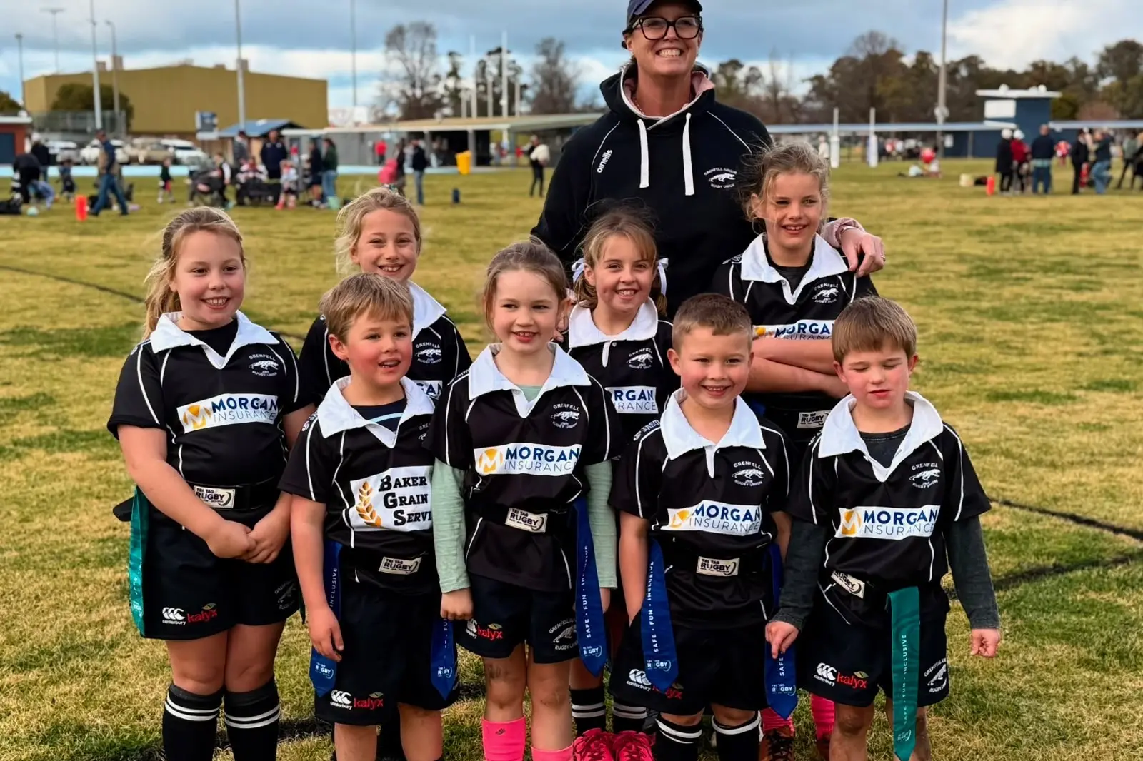 <p>Grenfell\\'s under 7s team at Cootamundra last Sunday. </p>\\n