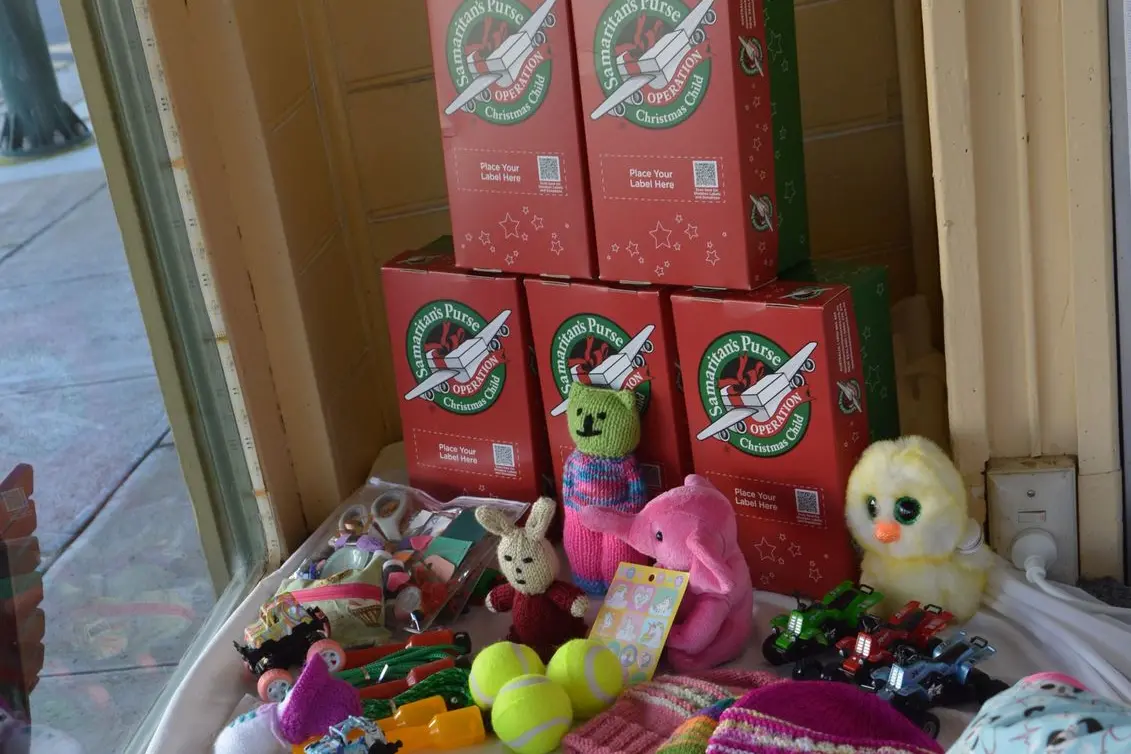 <p>You can drop off your shoeboxes full of gifts for Operation Christmas Child now at the Grenfell Christian Book Shop. </p>\\n