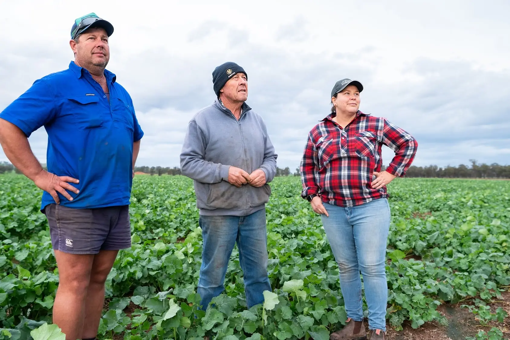 <p>Stephen, Trevor and Melanie Cooper of \\'Myall Park\\' Caragabal are the next to share their farming story as part of Weddin Landcare\\'s Over the Fence Visual Story series. PHOTO: Stuart Walmsley</p>\\n