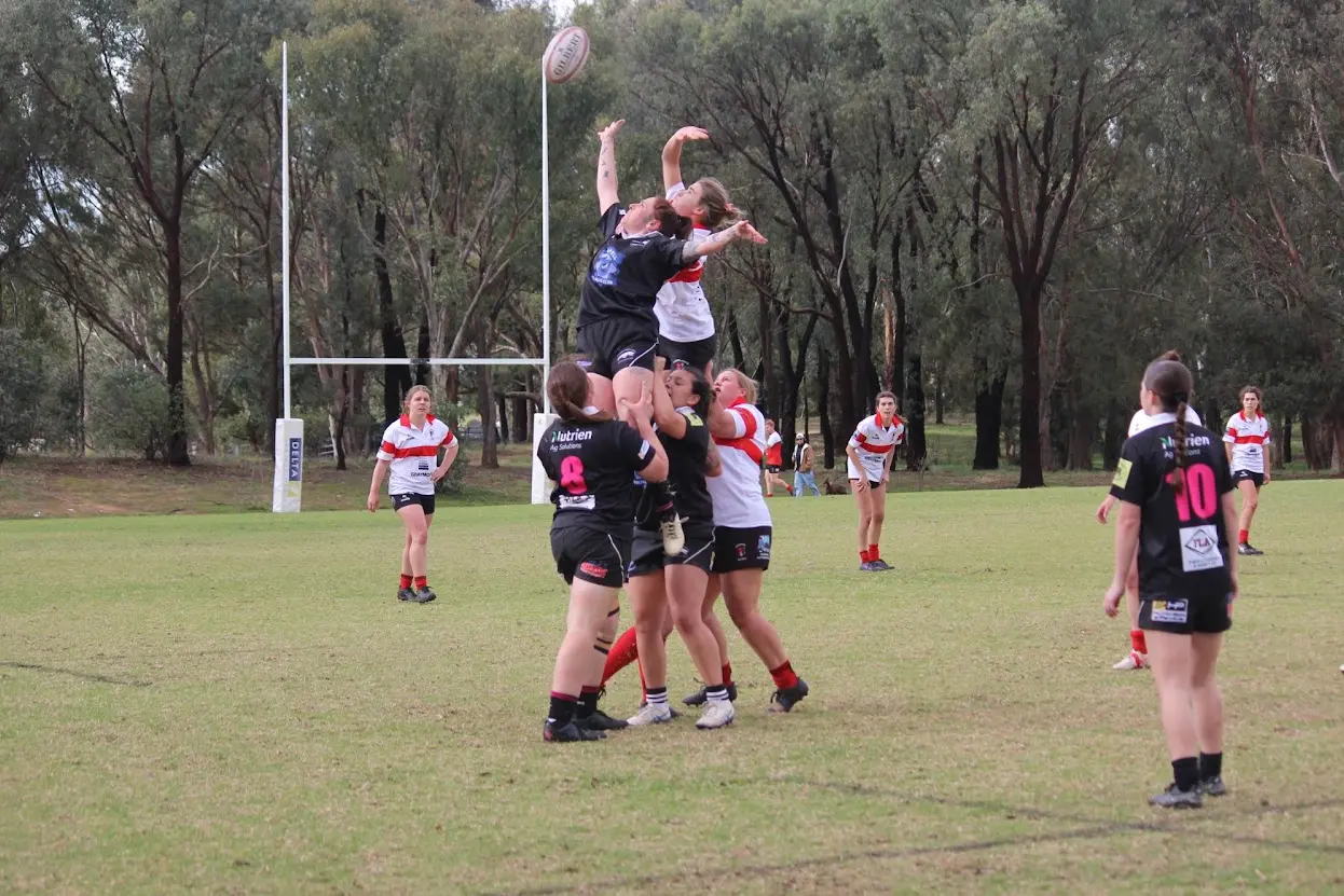 <p>The Pink Panthers finished the regular season second on the leaderboard behind Temora who they will face this Saturday to book a spot in the grand final. PHOTO: Grenfell Rugby Union Club </p>\\n