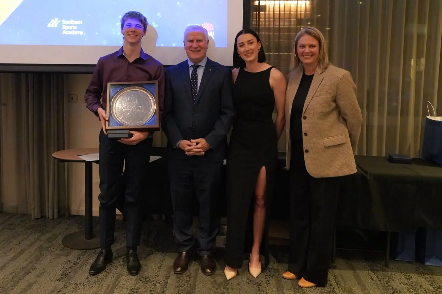 <p>Jethro Fenton was presented with the Jenny King Leadership and Excellence Award.</p>\\n