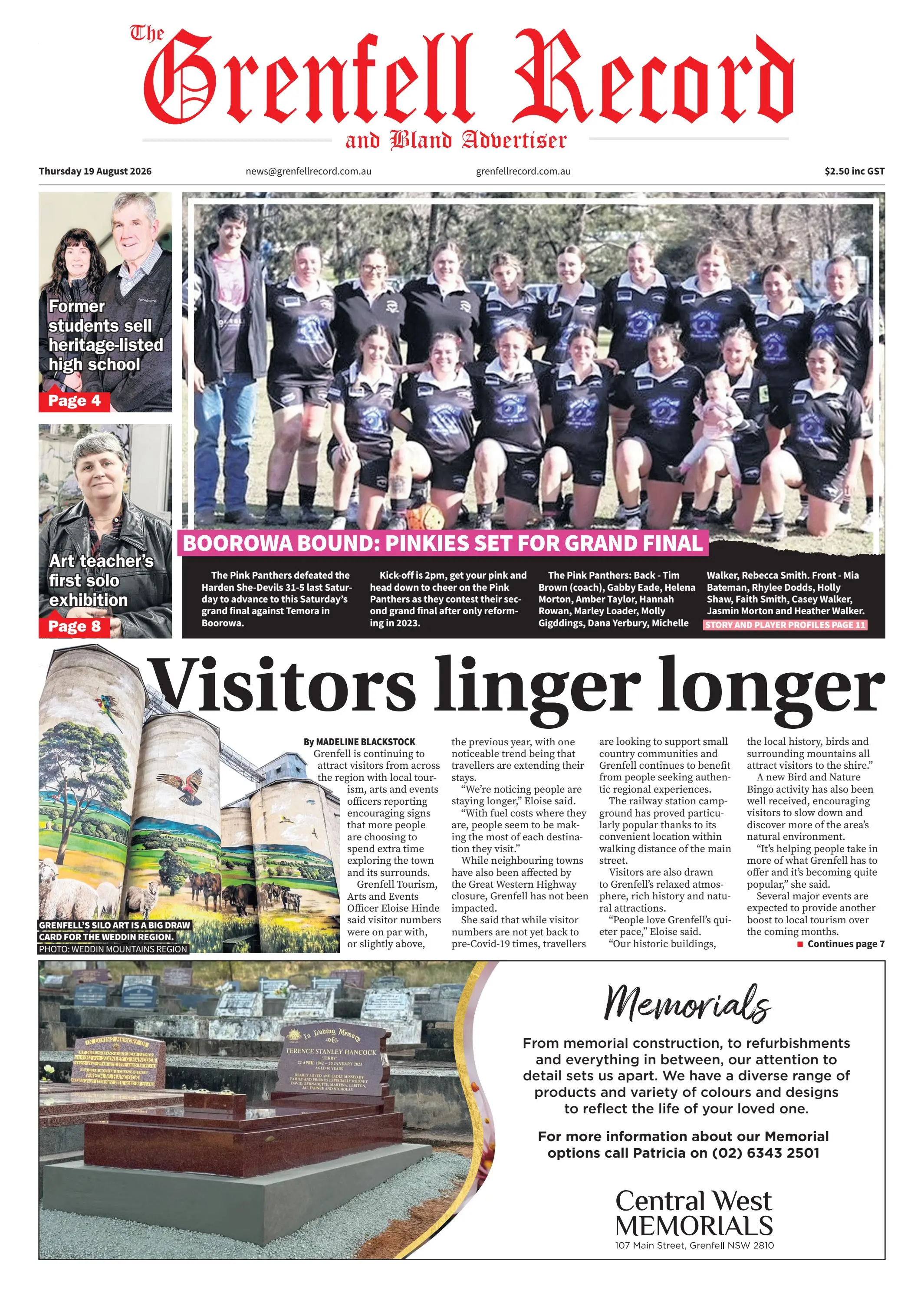 Grenfell Record, Thursday, August 20, 2026