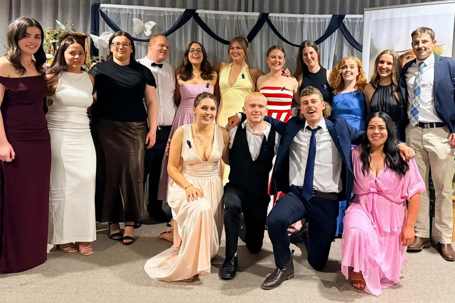 <p>Current and past Country Education Foundation Grenfell scholarship recipients at the 2026 Spring Ball. </p>\\n