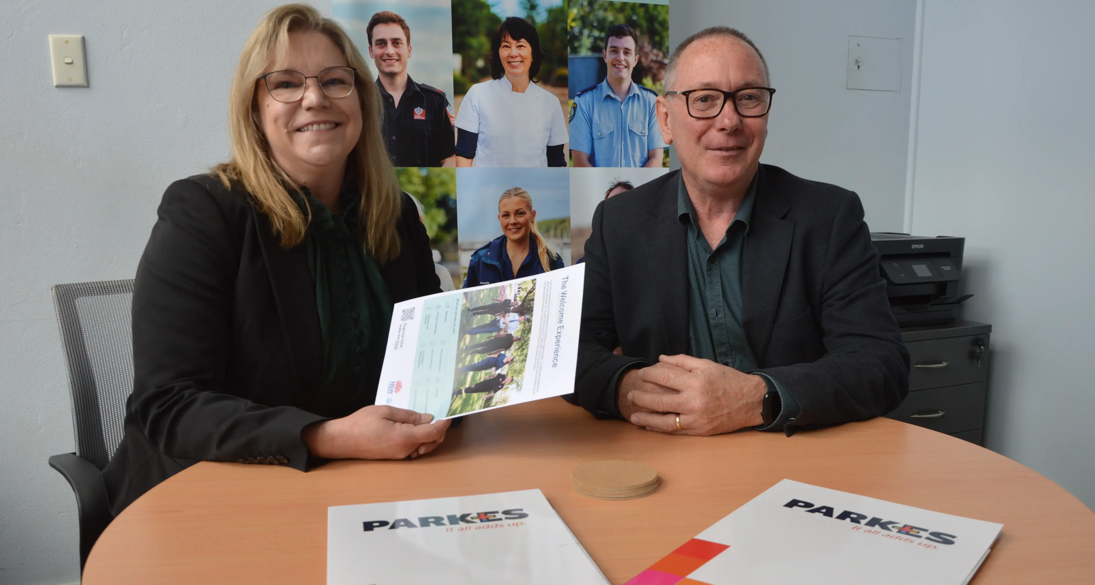 Cassie welcomes frontline workers to Grenfell