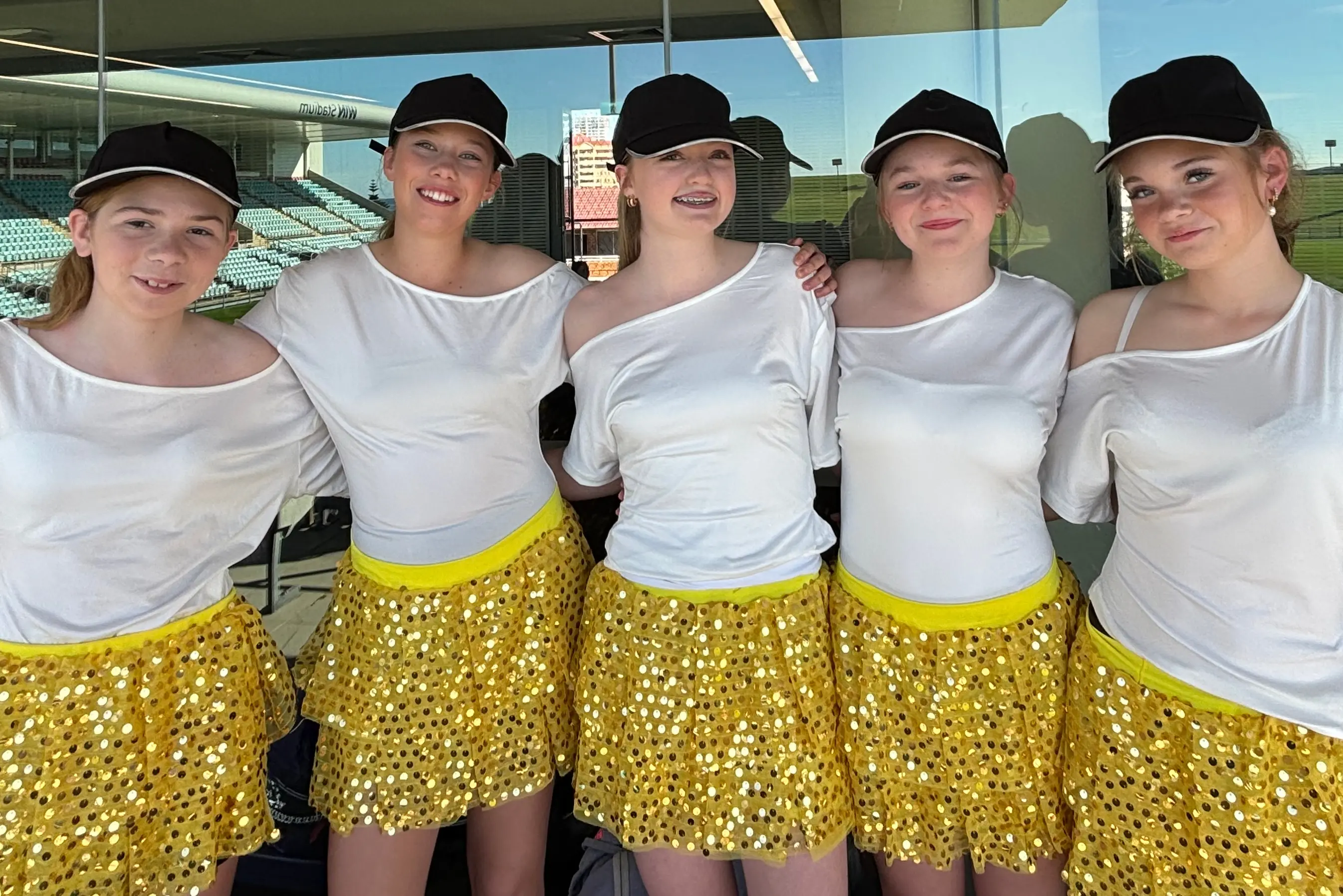<p>Erika Gavin, Heidi Morley, Addison Day, Keira Johnston and Jessie Pollock were five of the Henry Lawson High School students who performed at Southern Stars - Take Flight 2026.</p>\\n