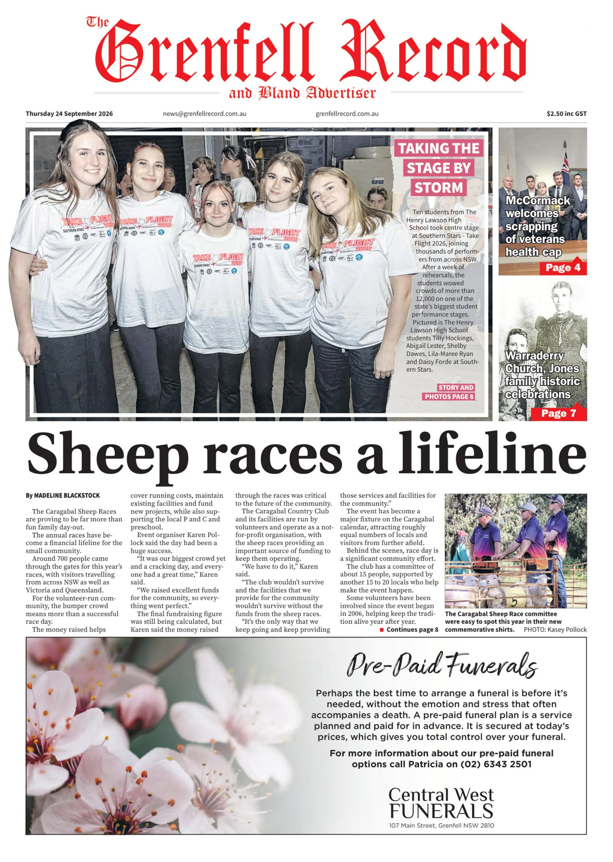 Grenfell Record, Thursday, 24 September, 2026