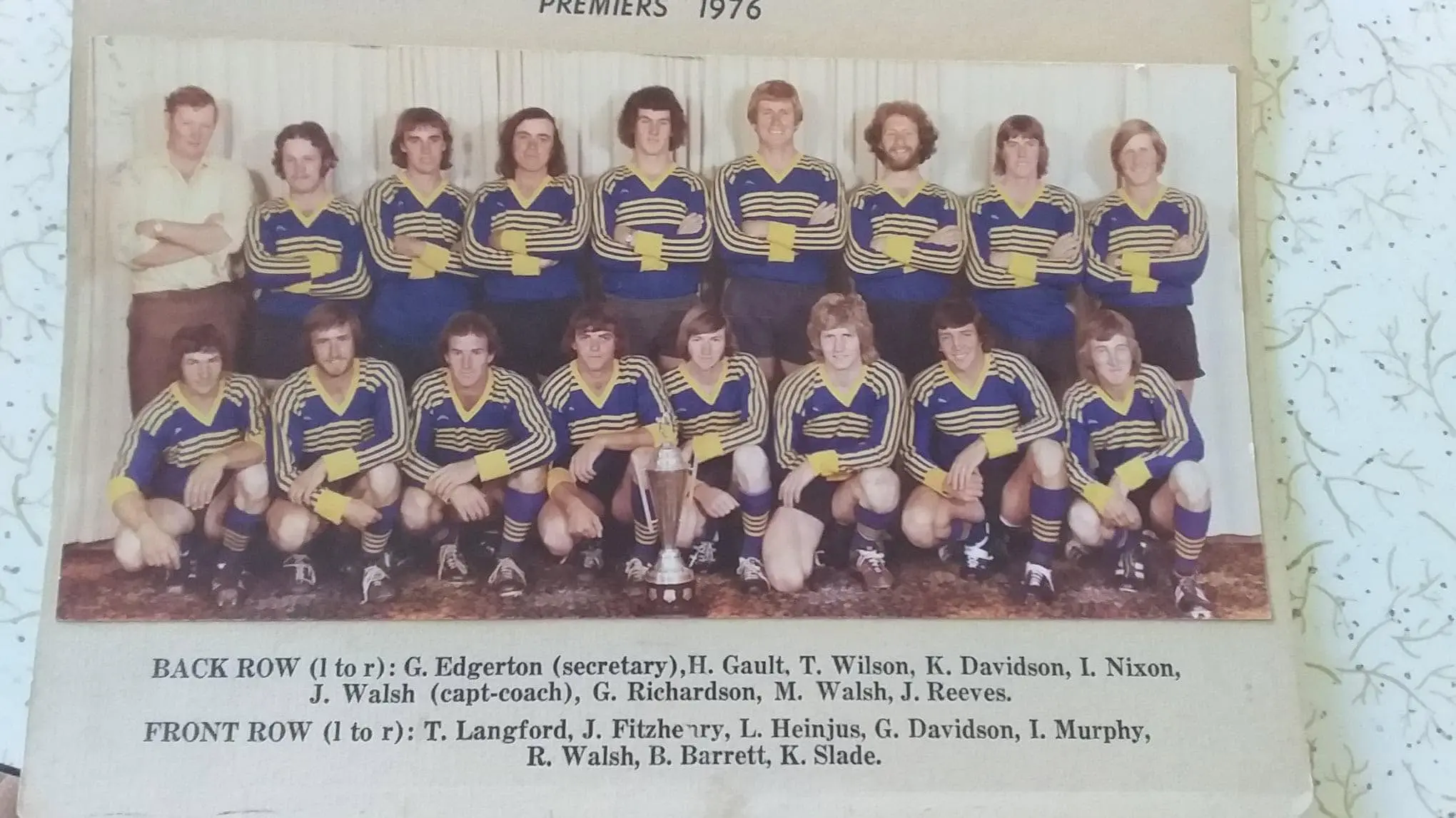 Quandialla premiership reunion this Sunday to mark 50 years